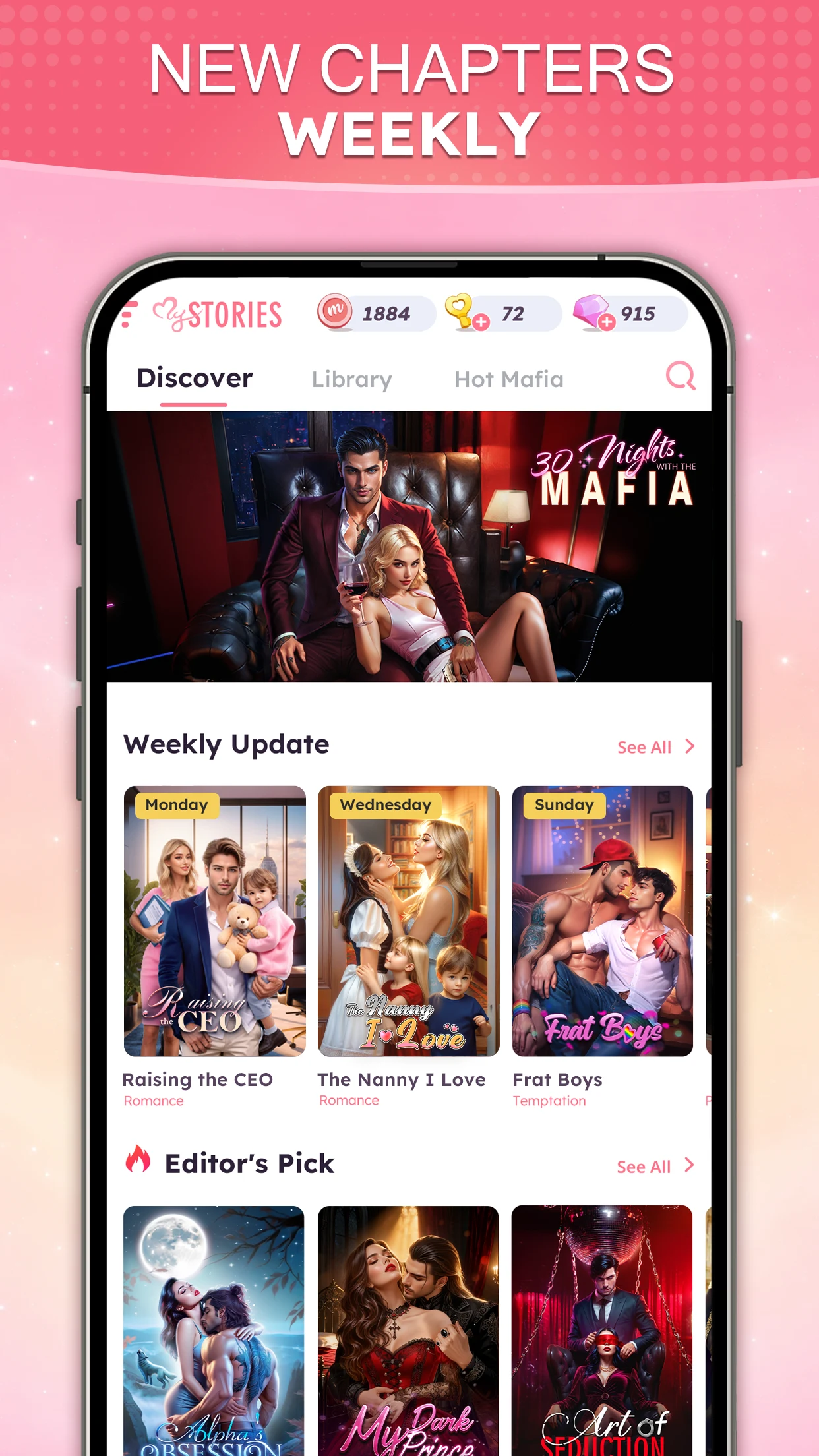 My Stories: Choose Chapters screenshot